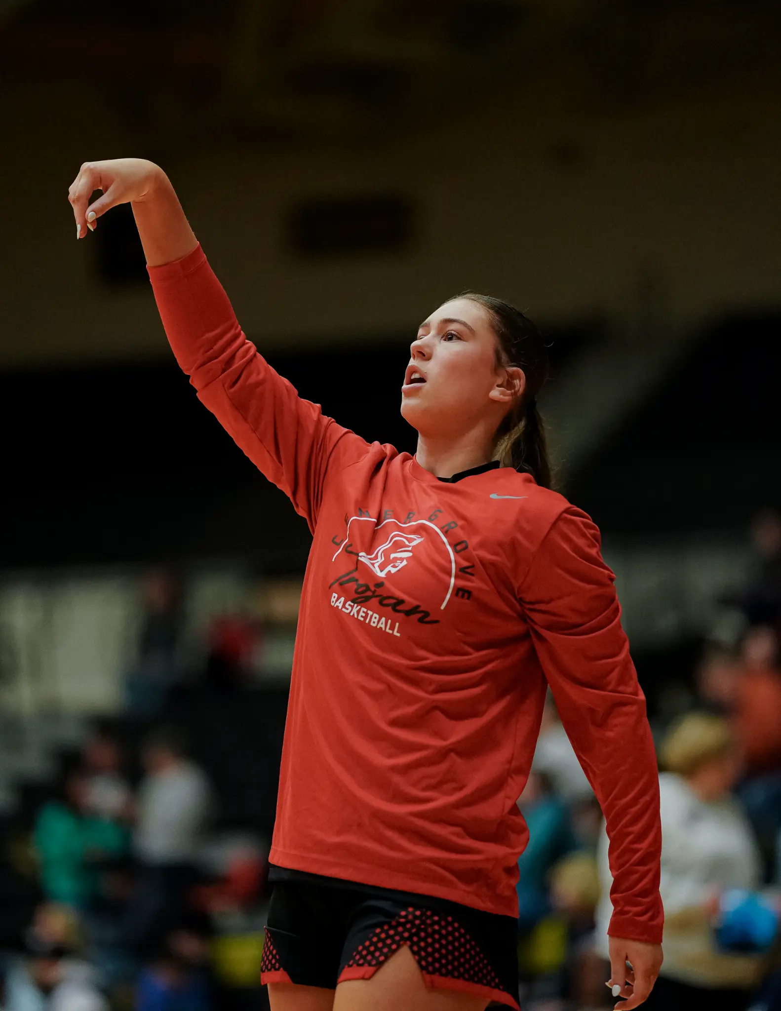 Haley Wagoner basketball background photo